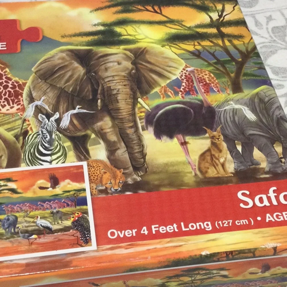 Melissa and Doug 100 piece Safari floor puzzle
